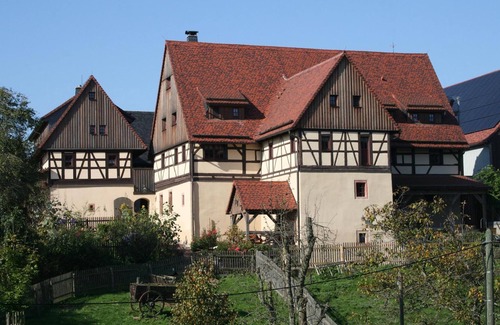 Niederfrohna Apartment | Shepherd's wagon blue Heinrich - Auszeithof Niederfrohna