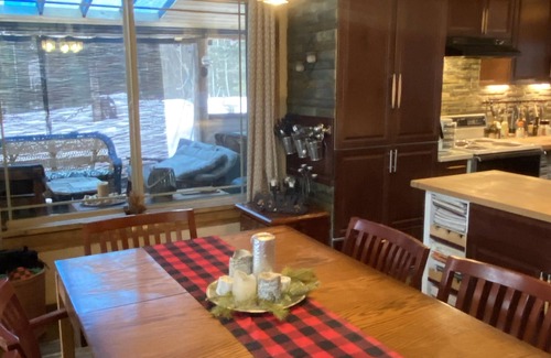 Sheridan Lake House | Sheridan Lake home where Rustic meets upscale just steps to public lake access.