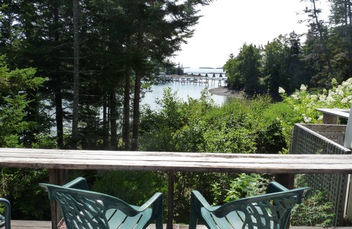 Northeast Harbor Apartment | Shorefront Apartment attached to cottage with OCEAN VIEWS, close to Acadia