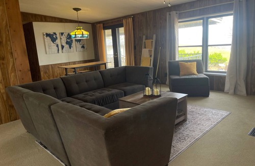 Wagoner House | Short walk to the marina, lake views, plenty of parking for trailers or RVs