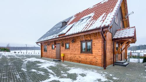 Gietrzwald Cabin | Sielski Spokój Dom z bali Apartamenty całoroczne