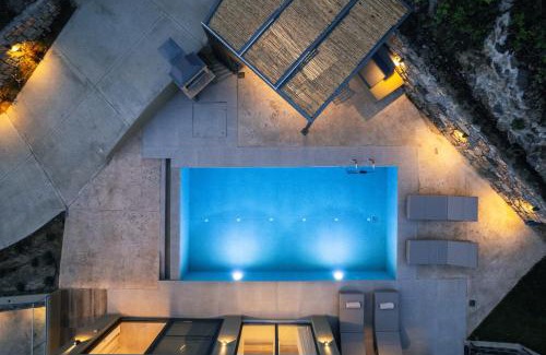 Agios Vasileios Villa | Sigma Villa, Private Swimming Pool Garden, Panoramic Sunset