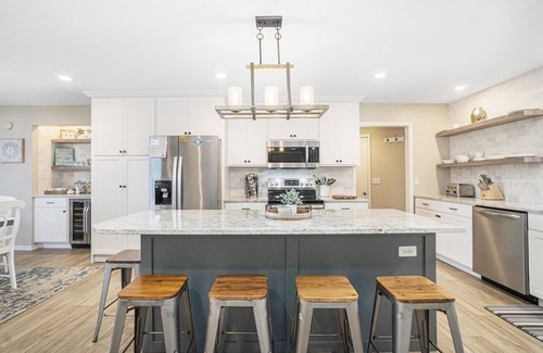 Saugatuck House | Silver Lake Retreat: Swimming Pool, Private Beach, Fire Pit, Spacious Home