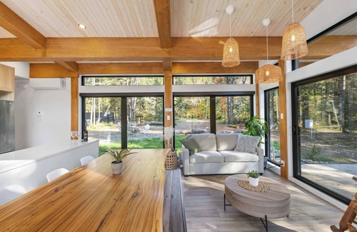 Saint Come Ski Chalet | SKOV Chalets | Brand New | Riverside | Spa and Sauna