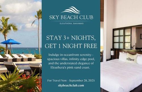 Governor's Harbour House | Sky Beach Club Bungalow 3 Steps from Beach With Club, Pool bungalow