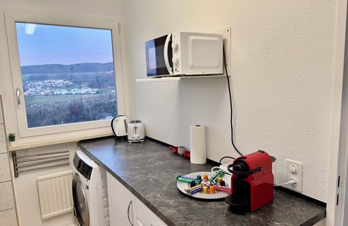 Nussbaumen Apartment | Skyline Retreat in zentrum Baden
