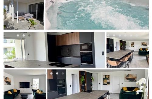 Port Marianne Apartment | Skyline Rooftop Swim Spa