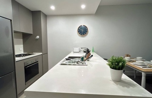 Sydney Olympic Park Apartment | Skyline View 1BR @ Olympic Park | Balcony + Parking
