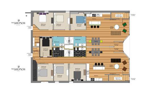 Shelby Park House | Sleeps18 9Beds 7BR 4BA Swepson Estate