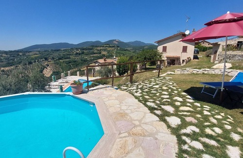 Casaprota House | Small Villa "il Casaletto", pool, fantastic valley view on Roman countryside