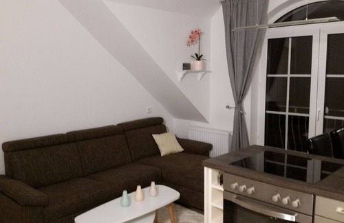 Swieta Lipka Apartment | Small yellow villa in Masuria (apartment WEST in the attic)