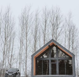 Madona Villa | Sniegi design cabin with sauna