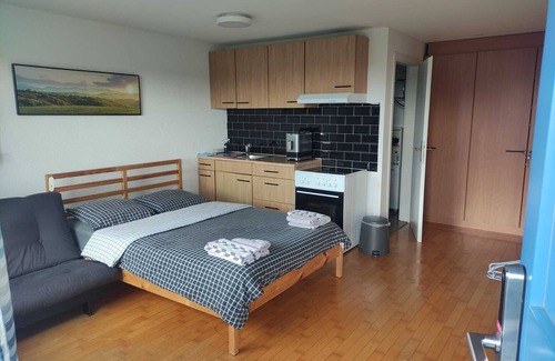 Reute Apartment | Sonniges Studio mit Aussicht