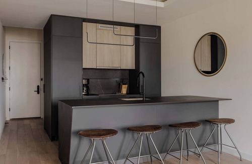 Logan Square Apartment | Sosuite | Corner 1BR Apt w Roof Deck, Gym, Laundry