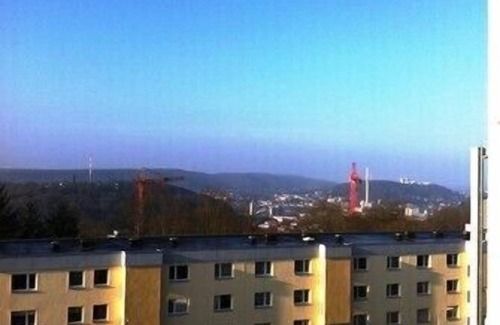 Eschberg Apartment | South facing balcony with distant views