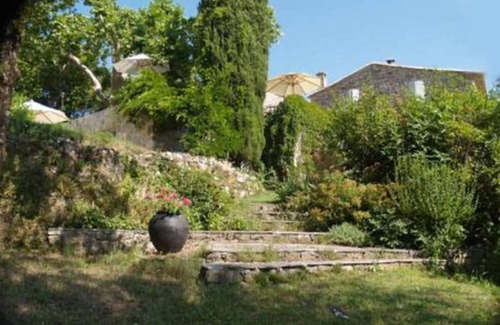 Monoblet House | South of France (Cévennes),a 16th Century hamlet surrounded by rolling countryside, property of 32ha crossed by a river, swimming pool, tennis