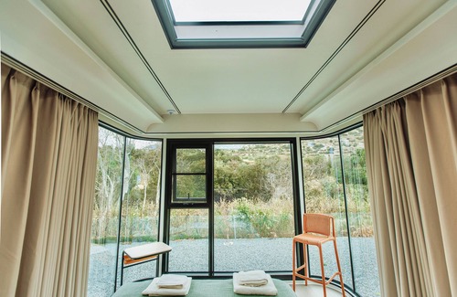 Agios Theodoros Cabin | Space shuttle around mountains - Geometry Park