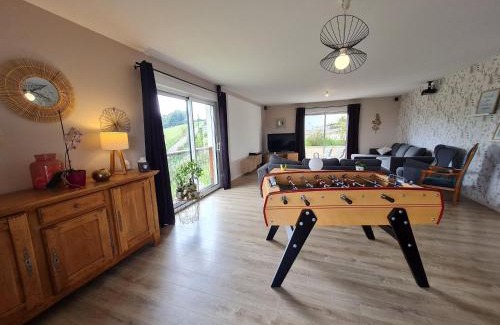Favieres House | Spacieux gîte contemporain avec terrasse panoramique et piscine chauffée - FR-1-584-373