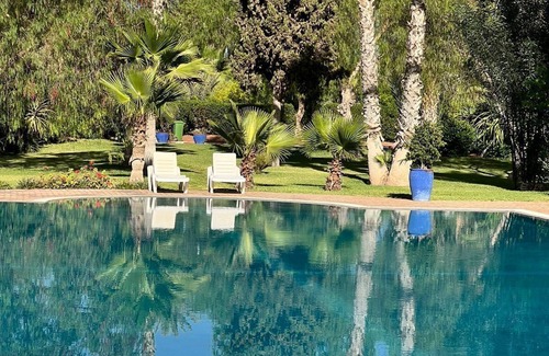 Palmeraie Villa | Spacious 3-bedroom villa with WiFi, fitness room in beautiful Marrakech
