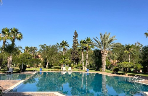 Palmeraie Villa | Spacious 3-bedroom villa with WiFi, fitness room in beautiful Marrakech