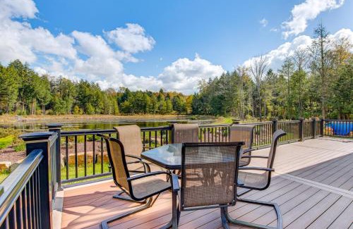 Granville Summit House | Spacious and Secluded Forksville Home Fire Pit
