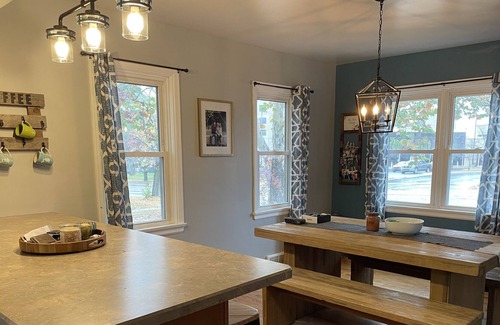 Battle Creek House | Spacious home with a cozy feel