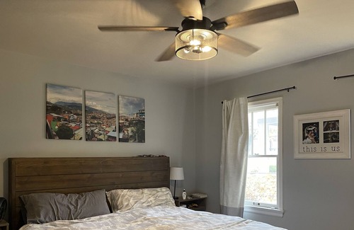 Battle Creek House | Spacious home with a cozy feel