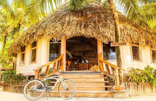 Thatch Caye Resort | Spectacular Ocean Views Cabana w/Private Roof Patio - A/C Included