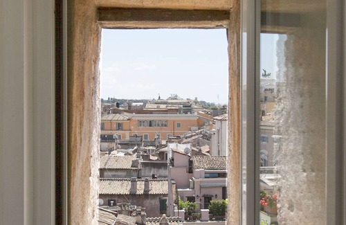Rione VIII Sant'Eustachio Apartment | Spectacular Penthouse with two private terraces, Pantheon view, St. Peter's view