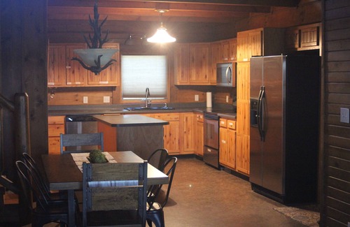 Dawes County Cabin | Spectacular views from beautiful, spacious log cabin in Nebraska National Forest