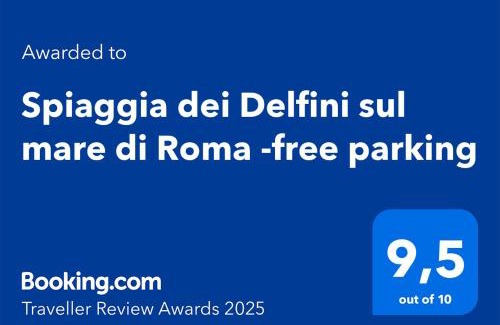 Passo Oscuro Apartment | Spiaggia dei Delfini sul mare di Roma -free parking