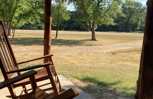 Havana Cabin | St. Eustace Family Lodge: Cabin adjoining National Forest