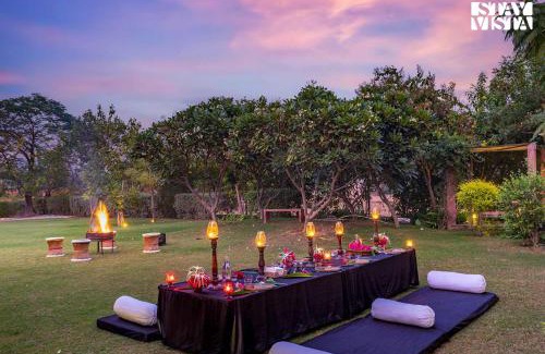 Village Hokra House | StayVista at Poetry by Rawai 4BHK Pet Friendly Villa with Private Pool in Pushkar