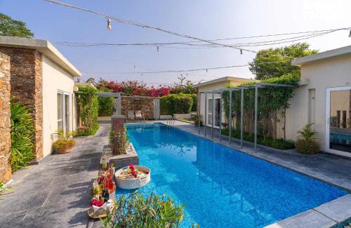 Village Hokra House | StayVista at Poetry by Rawai 4BHK Pet Friendly Villa with Private Pool in Pushkar