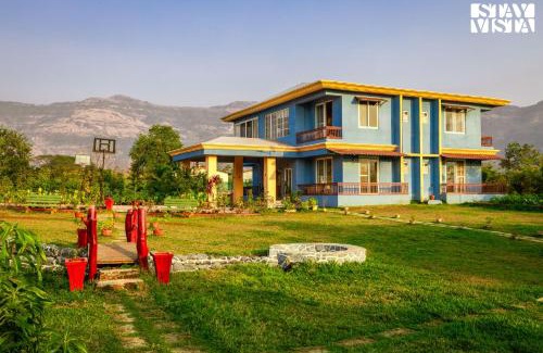 Vaijanath Villa | StayVista's Hillside Meadows - Mountainside Retreat with Farm View, Pool & Deck, Lawn & Gazebo