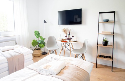 Altenessen-Sud Apartment | Stilvolles Modernes Apartment mit Parkplatz