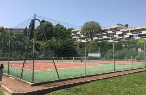 Plaine de la Brague Apartment | Studio 30m2 with pool, parking and a garden