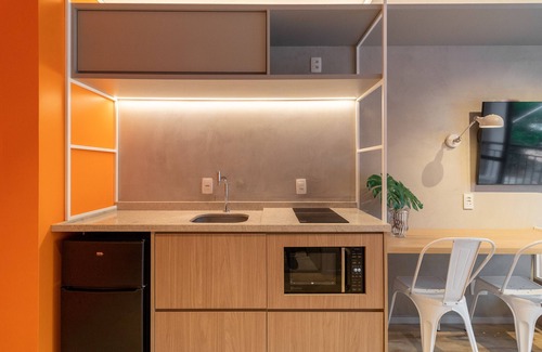 Vila Buarque Apartment | Studio A/c, Swimming pool and GYM