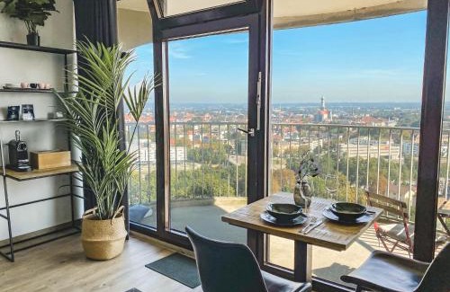 Antonsviertel Apartment | Studio an der Kongresshalle mit Blick über die Stadt