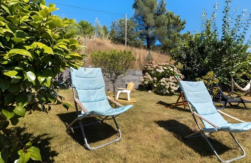 Paredes de Coura Apartment | Studio 'Casa 2' with Mountain View, Shared Garden and Wi-Fi