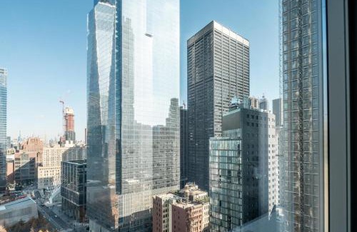 Financial District Apartment | Studio in Tribeca w gym lounge roof deck NYC-1373