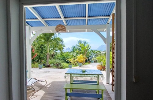 Le Diamant Apartment | Studio sea view on the rock and the bay of the Diamond