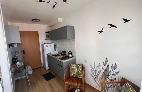 Amaralina Apartment | Studio with balcony and sea view, with pool in Salvador