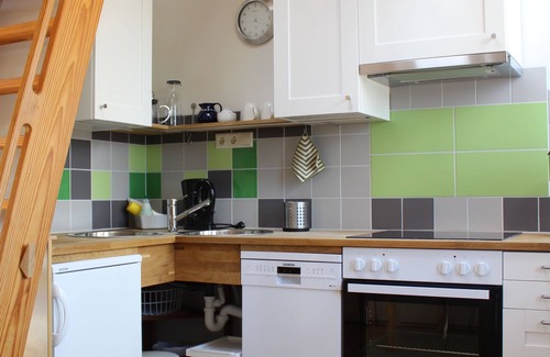 Gremersdorf Apartment | Studio with sleeping gallery 7 km from the nearest beaches