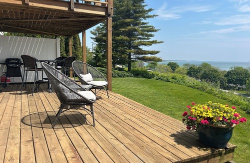 Manitowoc Apartment | Stunning marina & Lake Michigan views, walking distance to downtown!