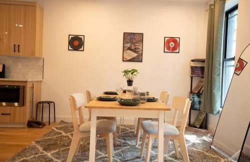 Ocean Hill Apartment | Stylish 2BD Brooklyn Retreat with Backyard & Basement