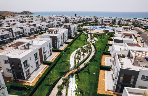 Gastria Apartment | Stylish one-bedroom apartment in a beachfront resort in Bogaz