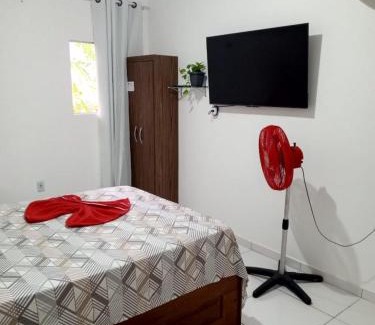 Curio-Utinga House | Suíte privada com TV e Wifi ambiente acolhedor