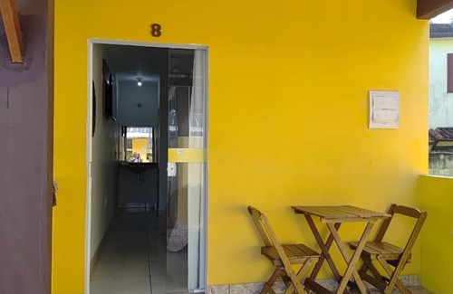 Barra Nova Apartment | Suite with queen bed, air conditioning and balcony