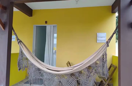 Barra Nova Apartment | Suite with queen bed, air conditioning and balcony